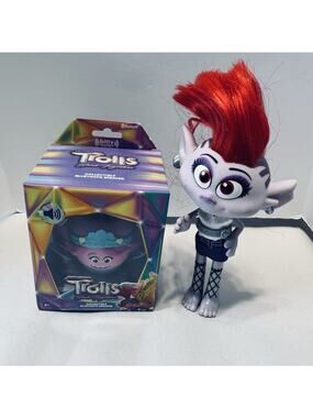Trolls Princess Poppy Bitty Boomers Collectible Bluetooth Speaker & Bonus Doll